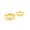 24K Gold Couple Ring