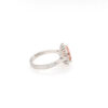 18K White Gold 2.486ct Moganite Ring