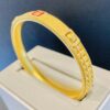 24K Gold Enamel Abucas Bangle