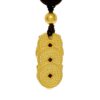 24K Gold Ancient Design Dragon Necklace