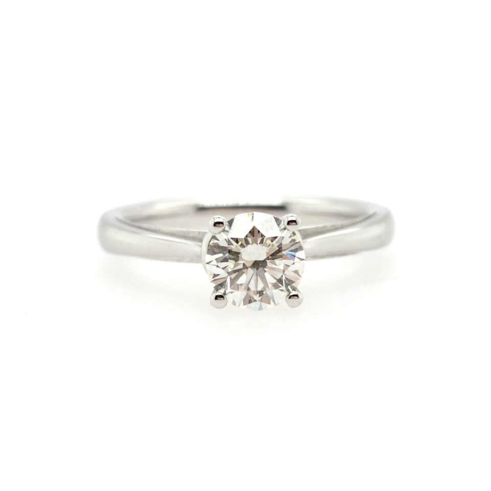 18K White Gold 0.8ct Diamond Ring