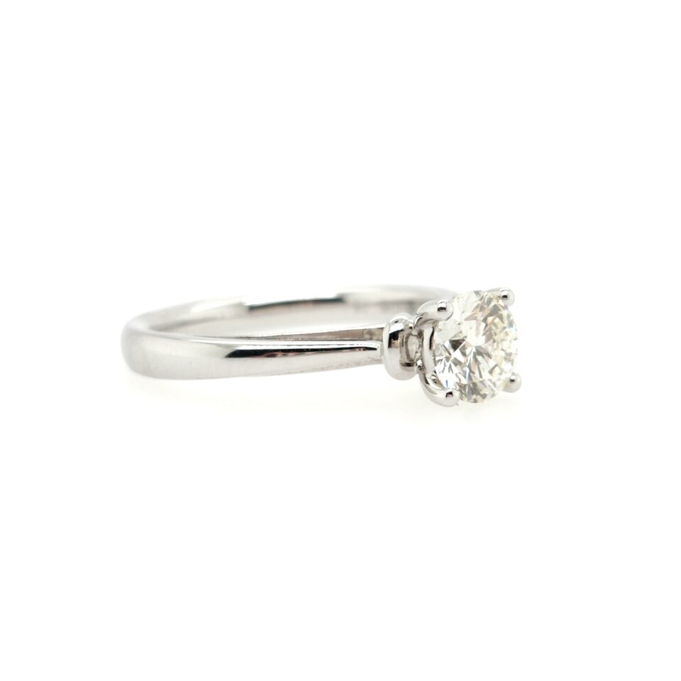 18K White Gold 0.8ct Diamond Ring