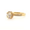 18K Yellow Gold 1.111ct Diamond Ring