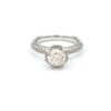 18K White Gold 1.423ct Diamond Ring