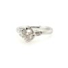 18K White Gold 0.911ct Diamond Ring