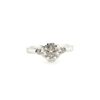 18K White Gold 0.911ct Diamond Ring