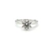 18K White Gold 1.01ct Diamond Ring