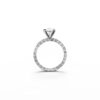 18K White Gold 0.884ct Diamond Ring