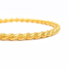 24K Gold Ancient Design Bangle 35.50g