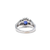18K White Gold Sapphire Ring
