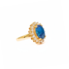 18K Gold Opal Ring 1.53ct