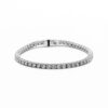 5.021ct 18K White Gold Diamond Tennis Bracelet