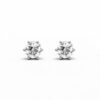 18K White Gold 0.607ct Diamond Earstuds