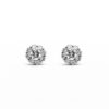 18K White Gold 1.539ct Diamond Earstuds