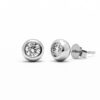 18K White Gold 0.6ct Diamond Earstuds