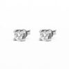 18K White Gold 1ct Diamond Earstuds