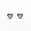 18K White Gold 0.181ct Diamond Earstuds