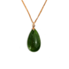 18K Rose Gold Nephrite Jade (Russia) Pendant