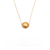 18K Gold South Sea Golden Pearl Necklace