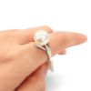 18K White Gold South Sea Pearl Ring