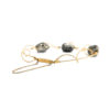 18K Gold Tahitian Black Pearl Bracelet