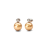 18K Gold South Sea Golden Pearl Earrings