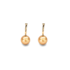 18K Gold South Sea Golden Pearl Earrings