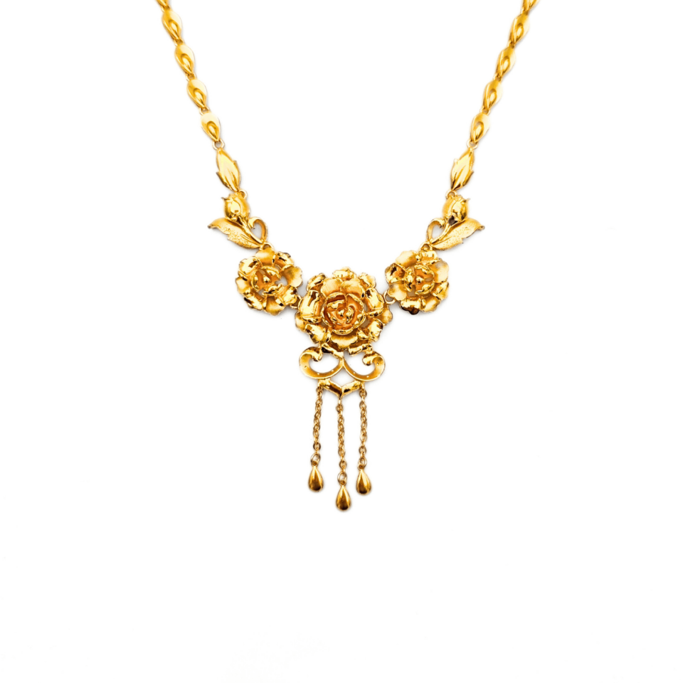 24K Gold Boutique Design Necklace