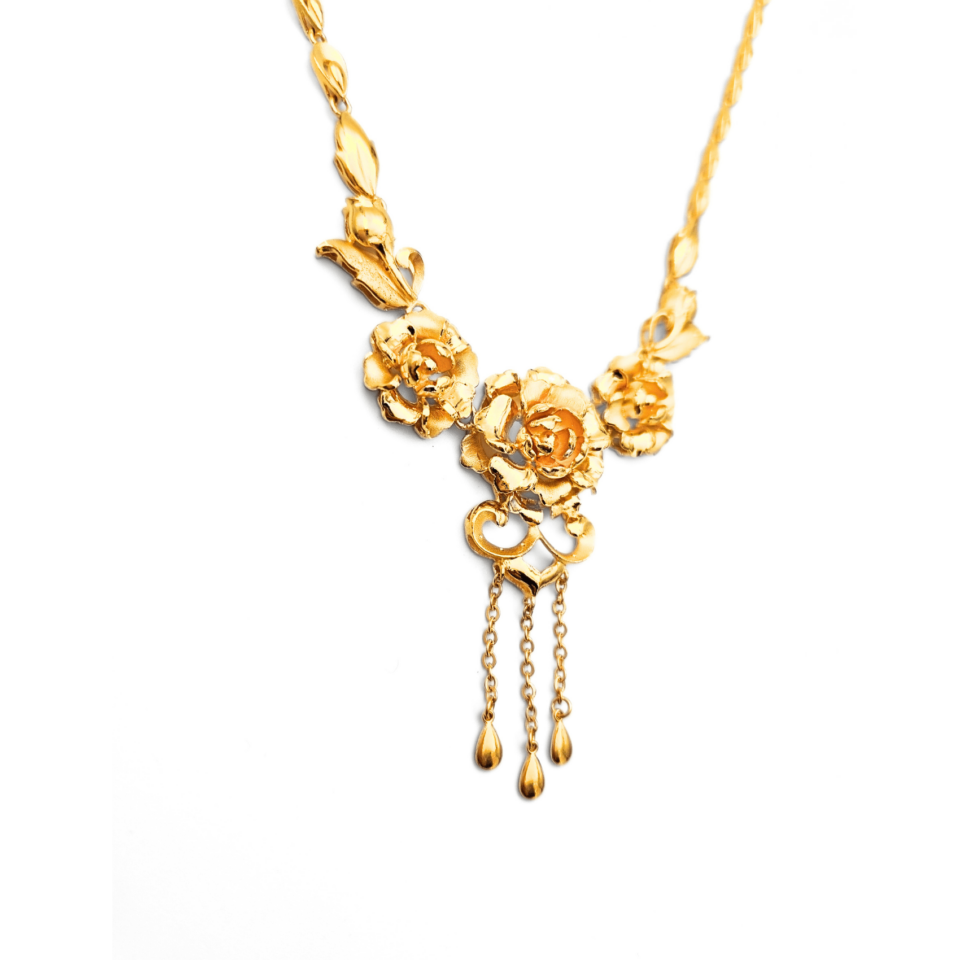 24K Gold Boutique Design Necklace