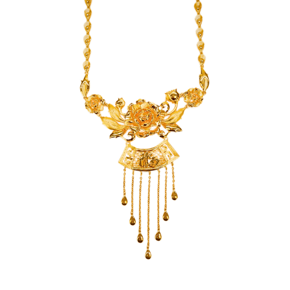 24K Gold Boutique Design Necklace