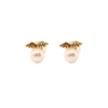 18K Gold Akoya Earrings