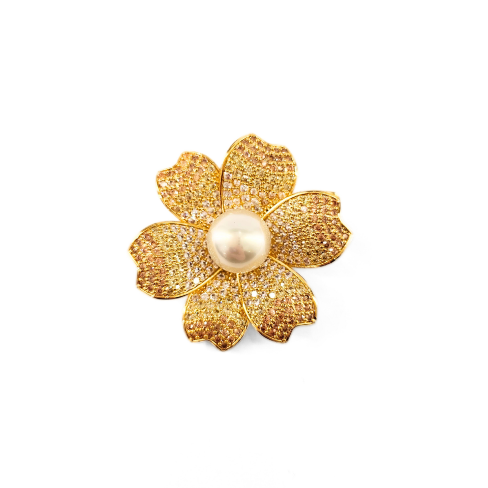 South Sea Pearl Brooch