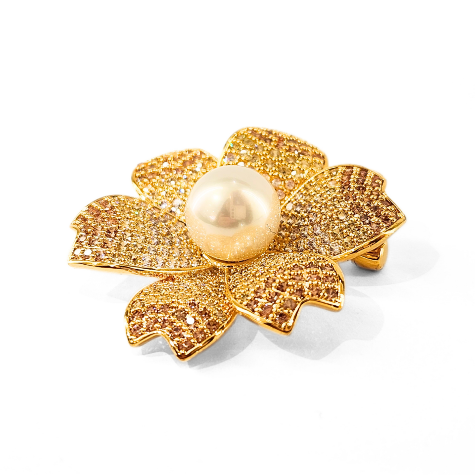 South Sea Pearl Brooch