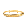 24K Gold 3D Design Bangle