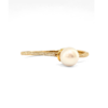 18K Gold South Sea Pearl Bangle