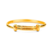 24K Gold 3D Design Bangle