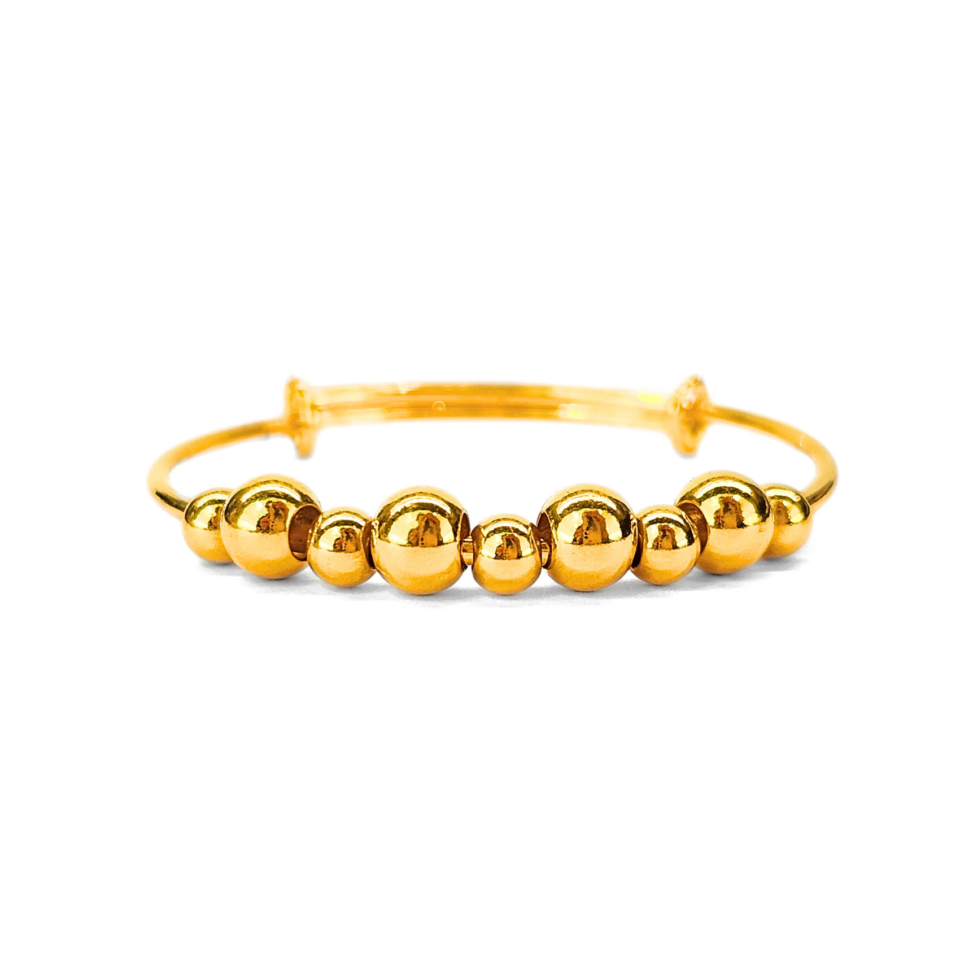 24K Gold Boutique Design Baby Bangle