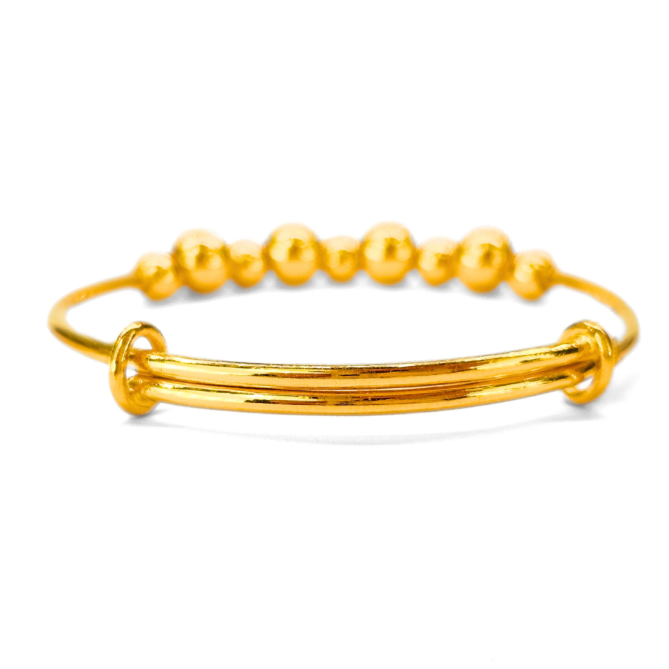 24K Gold Boutique Design Baby Bangle