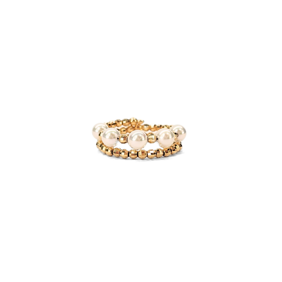 18K Gold Akoya Pearl Ring