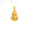 24K Gold Ancient Design Hulu Pendant