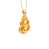 24K Gold Ancient Design Hulu Pendant